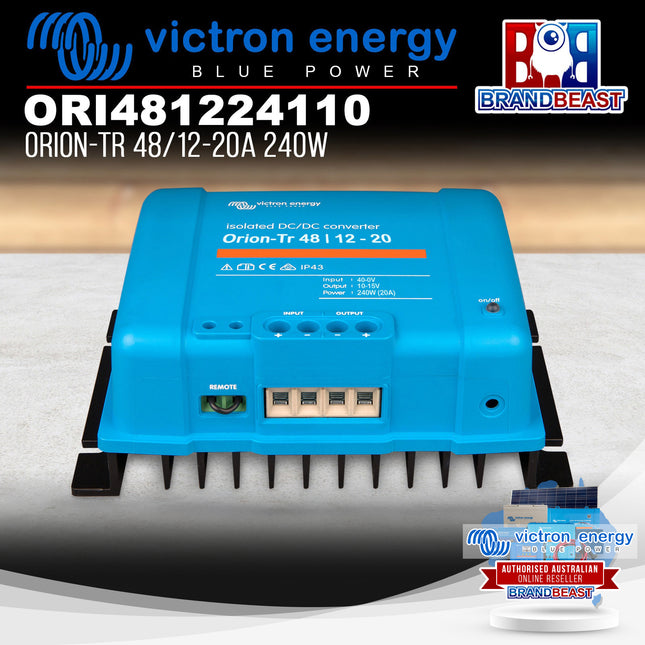 Victron Energy ORI481224110 240W 48/12-20A Orion-Tr Isolated DC-DC Converter