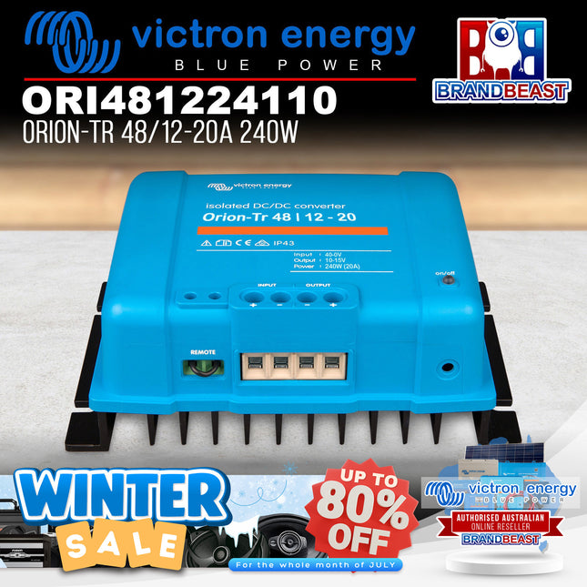Victron Energy ORI481224110 240W 48/12-20A Orion-Tr Isolated DC-DC Converter