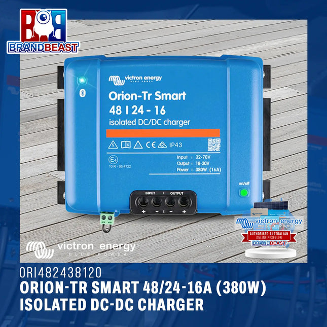 Victron Energy ORI482438120 Orion-Tr Smart 48/24-16A (380W) Isolated DC-DC Charger