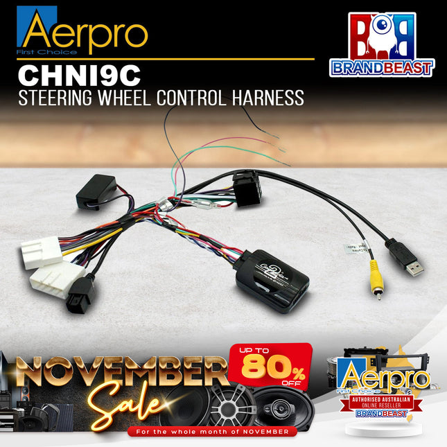 Aerpro CHNI9C SWC Interface Suit Nissan Various Models Without Navigation