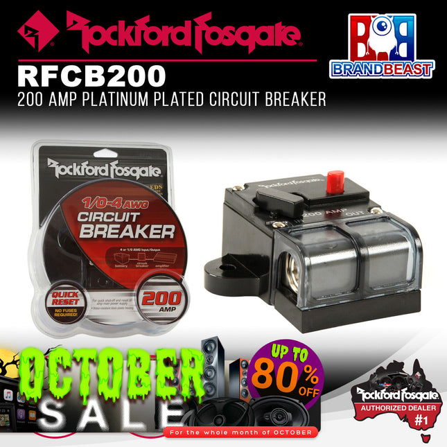 Rockford Fosgate RFCB200 200 Amp Circuit Breaker