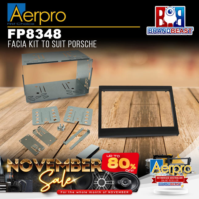 Aerpro FP8348 Facia Kit To Suit Porsche