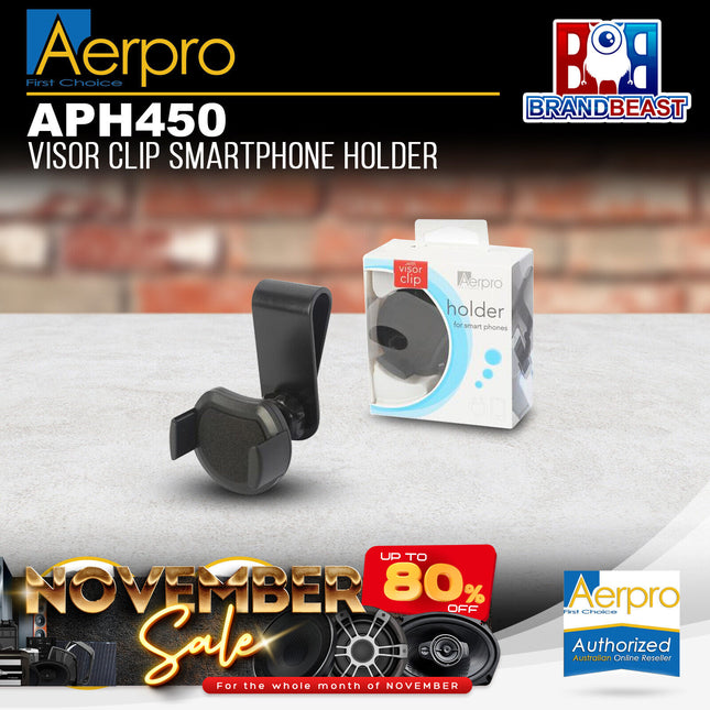 Aerpro APH450 Visor Clip Smartphone Holder