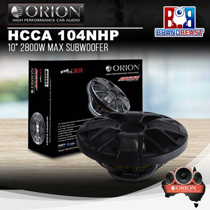 Orion HCCA 104NHP 10&quot; 2800W Max Subwoofer