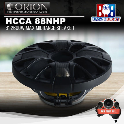 Orion HCCA 88NHP 8&quot; 2600W Max Midrange Speaker