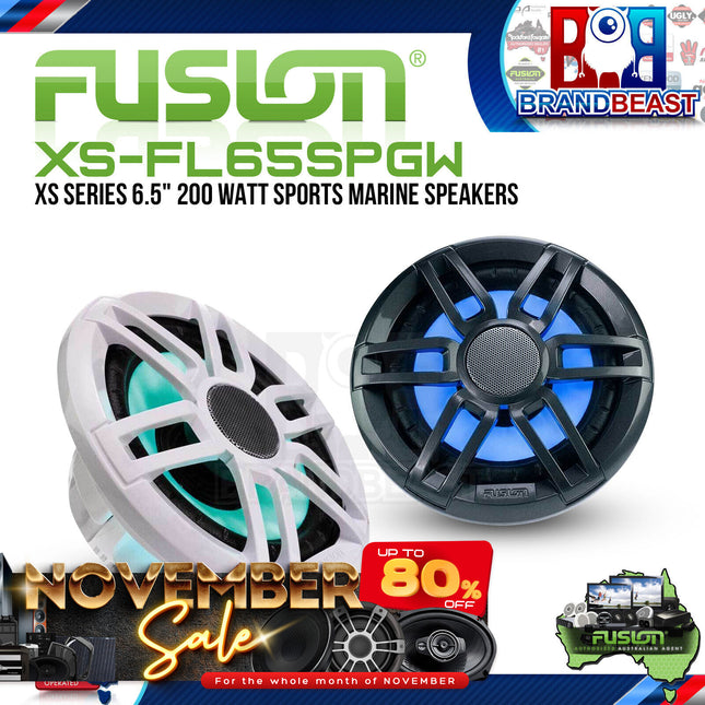 Fusion XS-FL65SPGW XS Series 6.5" 200 Watt Sports Marine Speakers