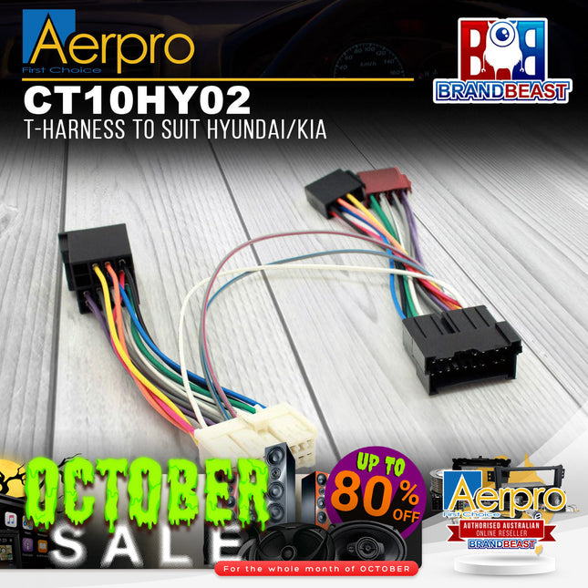 Aerpro CT10HY02 T-Harness to Suit Hyundai/Kia