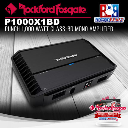Rockford Fosgate P1000X1bd Punch 1,000 Watt Class-bd Mono Amplifier