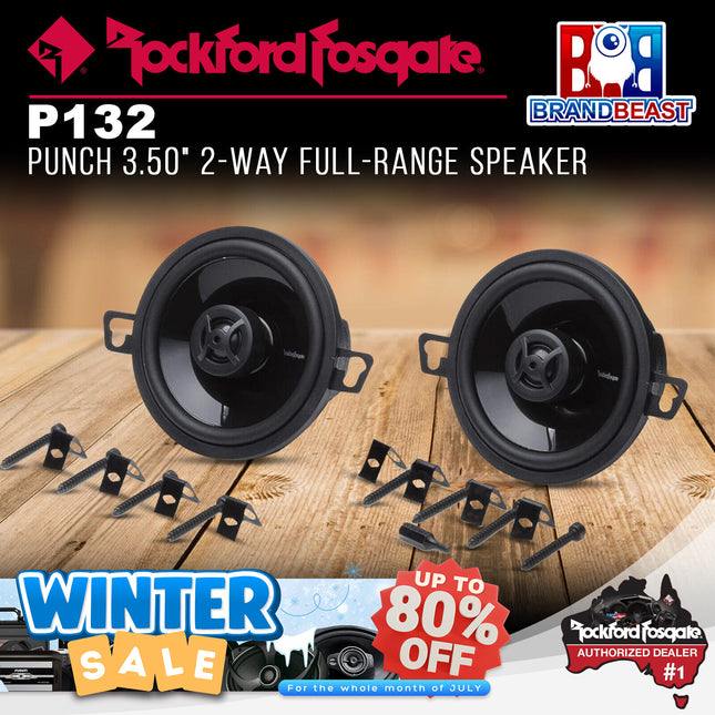 Rockford Fosgate P132 Punch 3.50" 2-Way Full Range Speaker