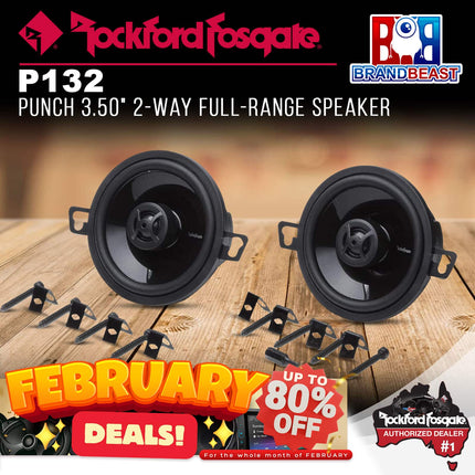 Rockford Fosgate P132 Punch 3.50" 2-Way Full Range Speaker