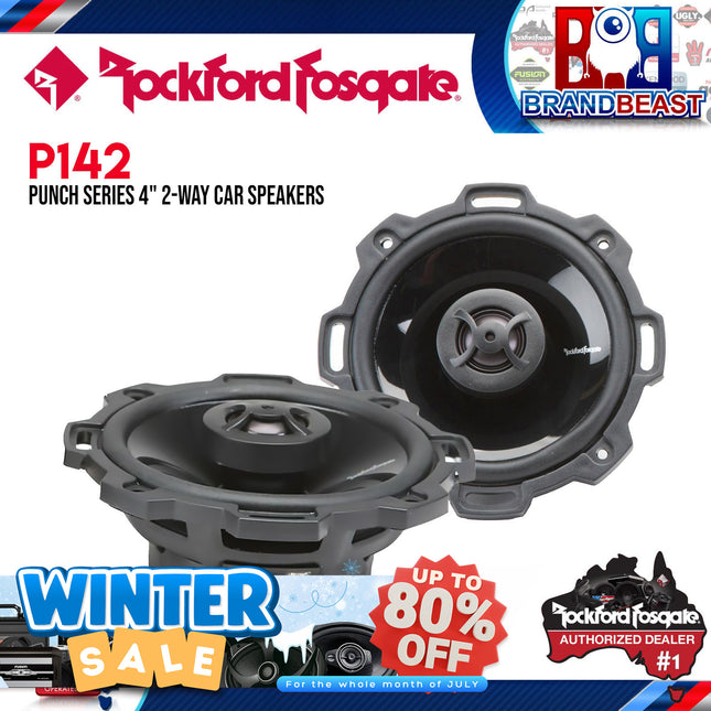 Rockford Fosgate P142 Punch 4.0" 2-Way Full Range Speaker