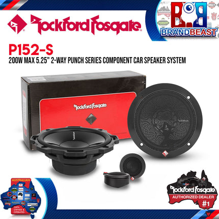 Rockford Fosgate P152-S Punch 5.25" Series Component System
