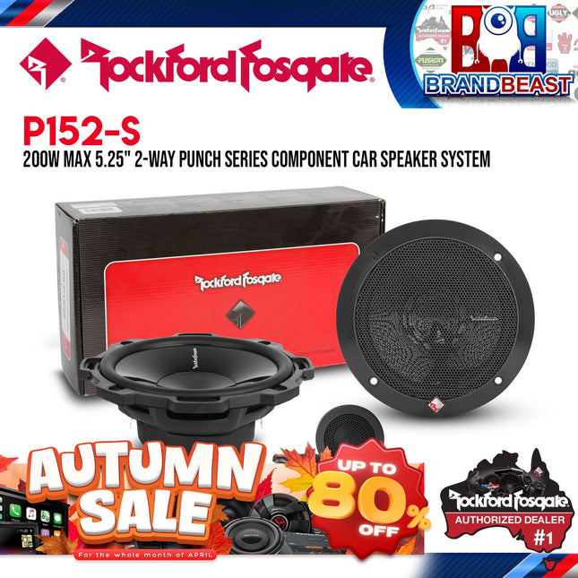 Rockford Fosgate P152-S Punch 5.25" Series Component System