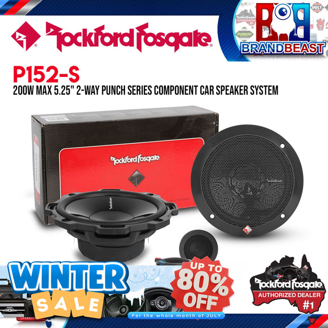 Rockford Fosgate P152-S Punch 5.25" Series Component System