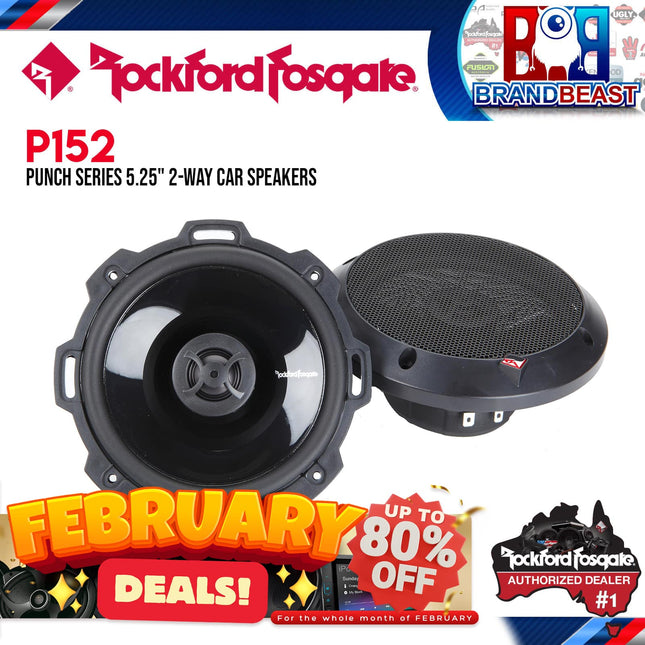 Rockford Fosgate P152 Punch 5.25" 2-Way Full Range Speaker