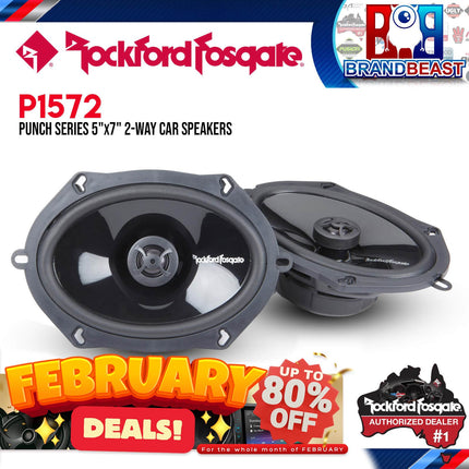 Rockford Fosgate P1572 Punch 5"x7" 2-Way Full Range Speaker