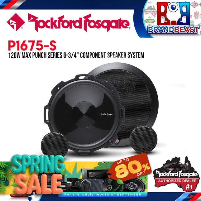 Rockford Fosgate P1675-S Punch 6.75" Series Component System