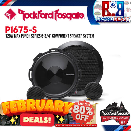 Rockford Fosgate P1675-S Punch 6.75" Series Component System