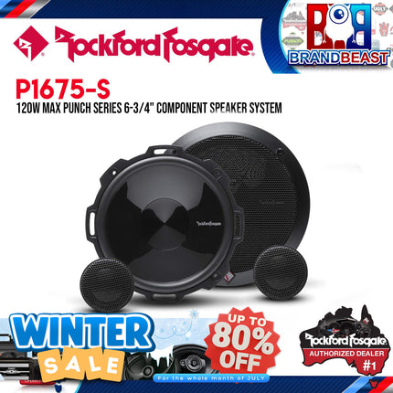 Rockford Fosgate P1675-S Punch 6.75" Series Component System