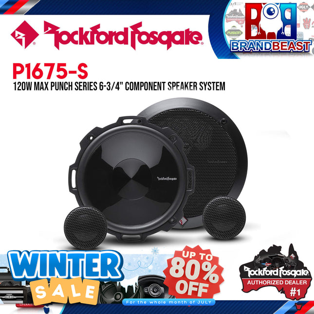 Rockford Fosgate P1675-S Punch 6.75" Series Component System