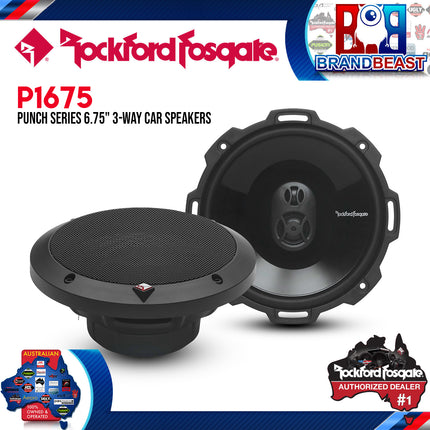 Rockford Fosgate P1675 Punch 6.75" 3-Way Full-Range Speaker