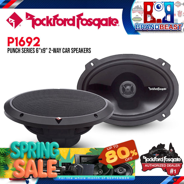 Rockford Fosgate P1692 Punch 6"x9" 2-Way Full Range Speaker