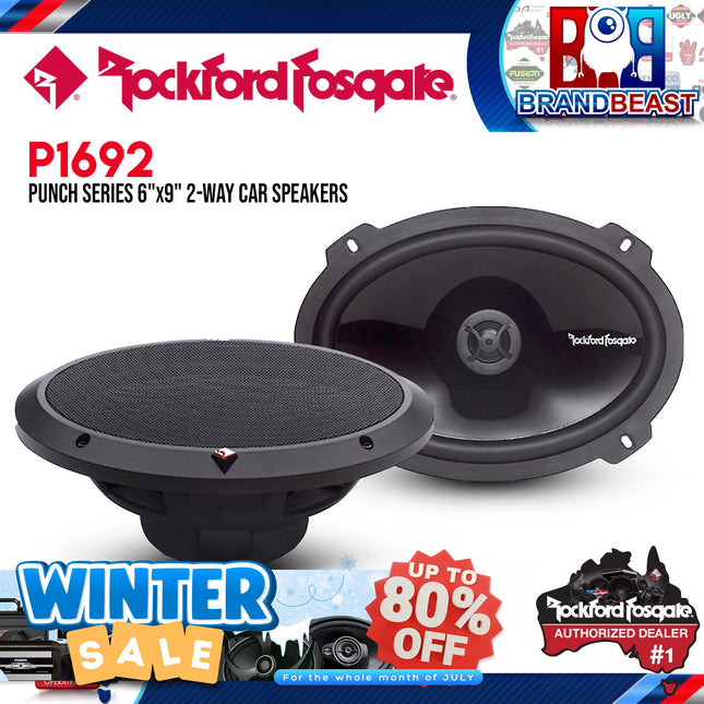 Rockford Fosgate P1692 Punch 6"x9" 2-Way Full Range Speaker
