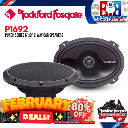 Rockford Fosgate P1692 Punch 6"x9" 2-Way Full Range Speaker