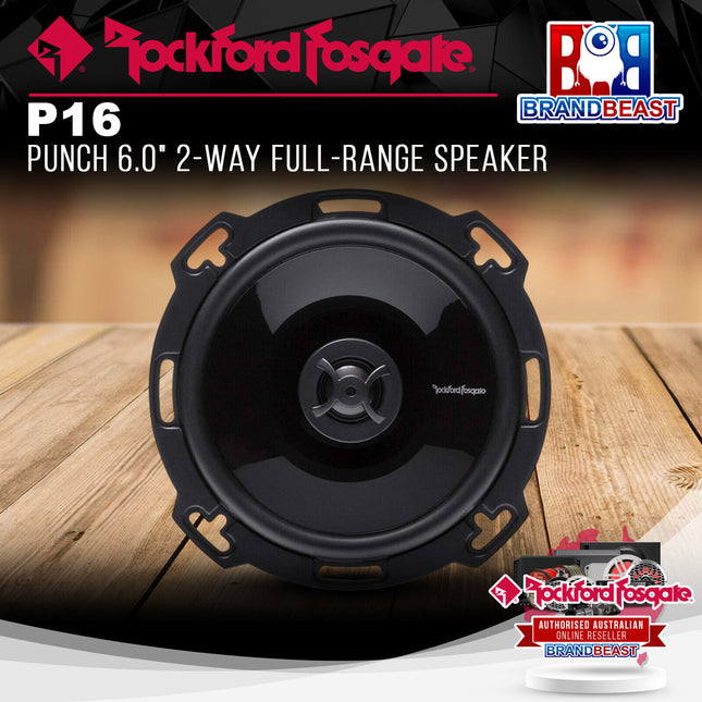Rockford Fosgate P16 Punch 6.0" 2-Way Full-Range Speaker