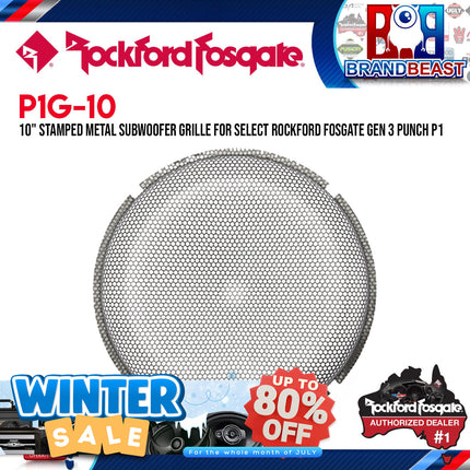 Rockford Fosgate P1G-10 10" Stamped Mesh Grille Insert