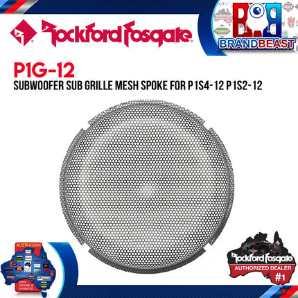 Rockford Fosgate P1G-12 12" Stamped Mesh Grille Insert