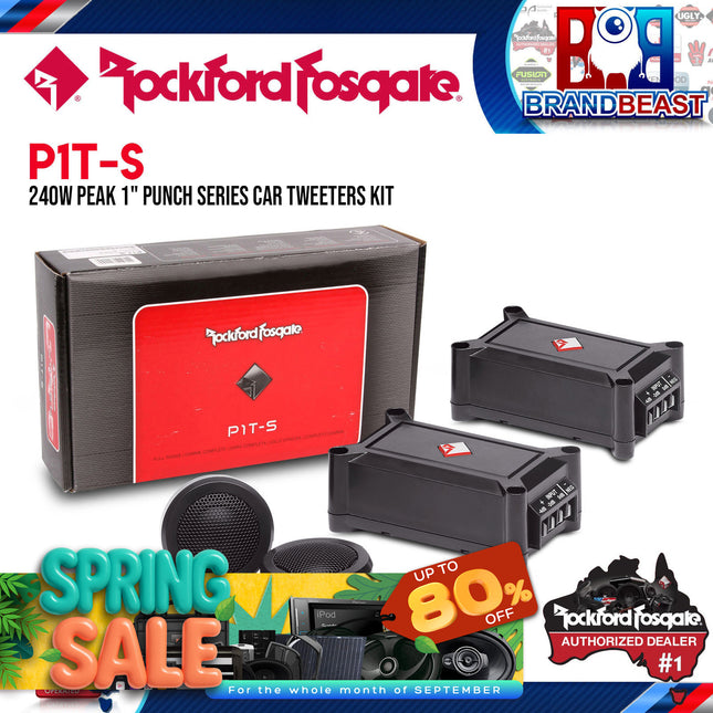 Rockford Fosgate P1T-S Punch 1" Series Tweeter Kit