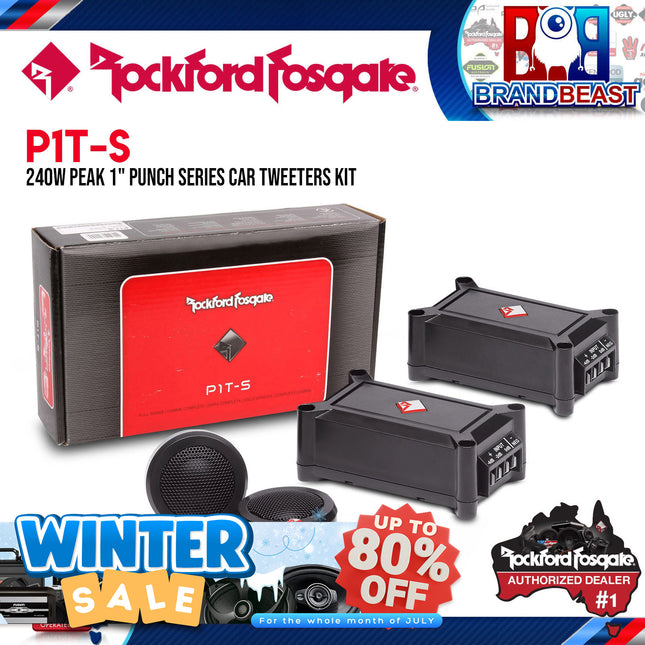Rockford Fosgate P1T-S Punch 1" Series Tweeter Kit
