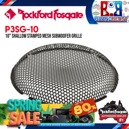 Rockford Fosgate P3SG-10 10" Shallow Stamped Mesh Grille Insert