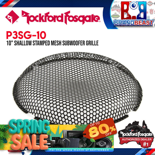 Rockford Fosgate P3SG-10 10" Shallow Stamped Mesh Grille Insert