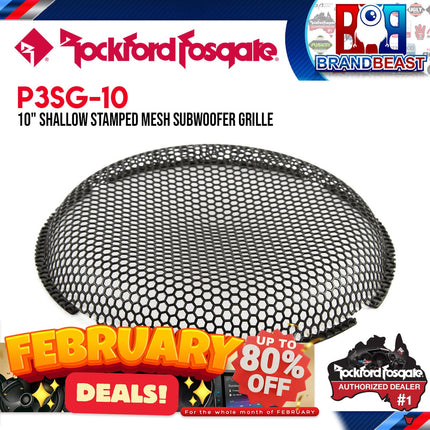 Rockford Fosgate P3SG-10 10" Shallow Stamped Mesh Grille Insert