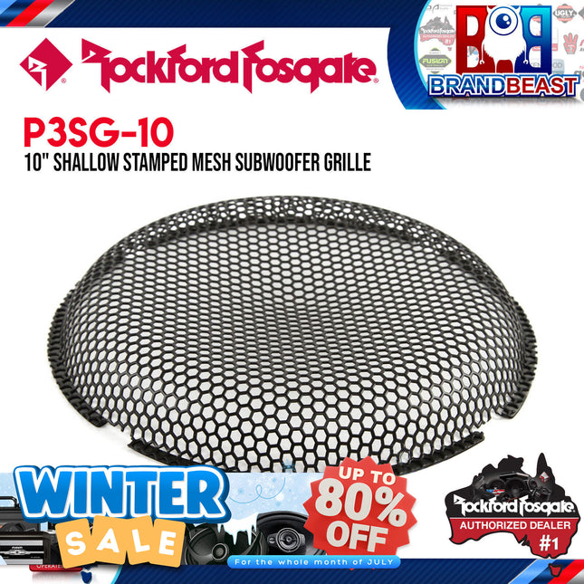Rockford Fosgate P3SG-10 10" Shallow Stamped Mesh Grille Insert