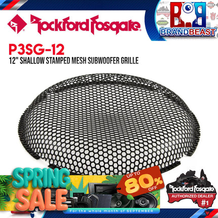 Rockford Fosgate P3SG-12 12" Shallow Stamped Mesh Grille Insert