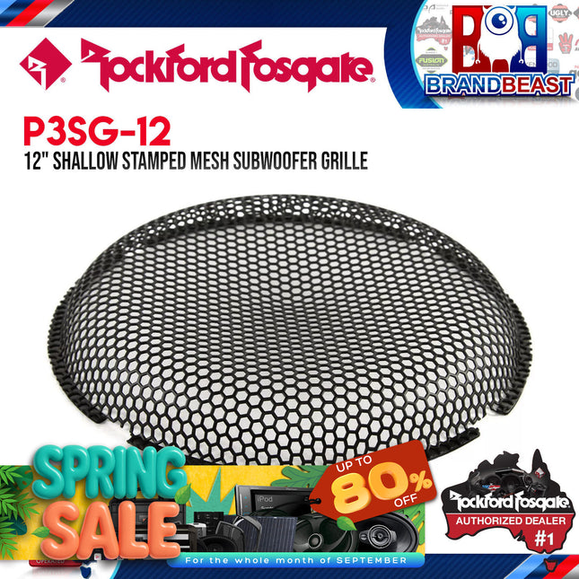 Rockford Fosgate P3SG-12 12" Shallow Stamped Mesh Grille Insert