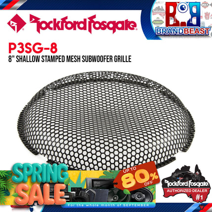 Rockford Fosgate P3SG-8 8" Shallow Stamped Mesh Grille Insert