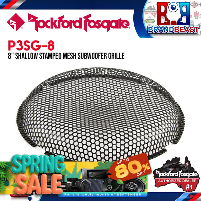 Rockford Fosgate P3SG-8 8" Shallow Stamped Mesh Grille Insert