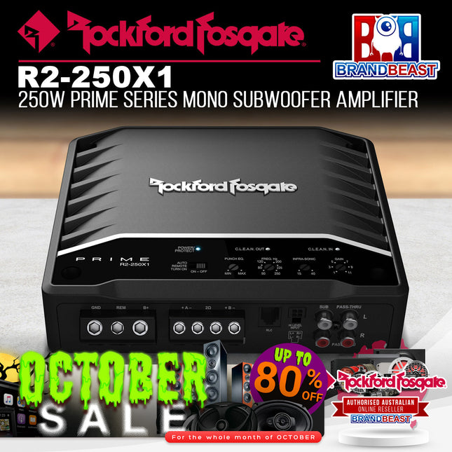 Rockford Fosgate R2-250X1 Prime 250 Watt Mono Amplifier