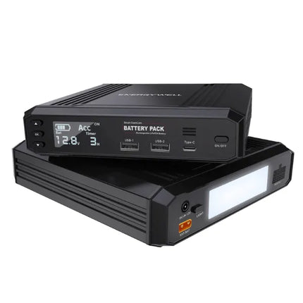 EnergyWell P6 12.8V 8000mAh LiFePO4 Dash Cam Battery Pack with LCD