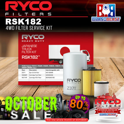 Ryco RSK182 4WD Filter Service Kit