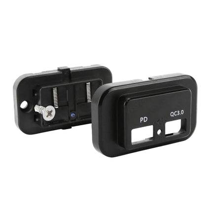 DNA Audio PA014 Surface Mount PD USB-C & QC3.0 USB Charger 12/24V - Professional Multi-Vehicle Charging Solution