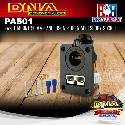 DNA PA501 Panel Mount 50 Amp Anderson Plug & Accessory Socket