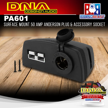 DNA PA601 Surface Mount 50 Amp Anderson Plug & Accessory Socket