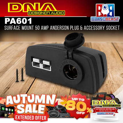 DNA PA601 Surface Mount 50 Amp Anderson Plug & Accessory Socket