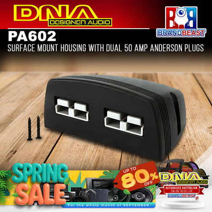 DNA PA602 Surface Mount Housing With Dual 50 Amp Anderson Plugs