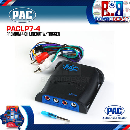 PAC LP7-4 Audio Passive 4 Channel Line Out Converter